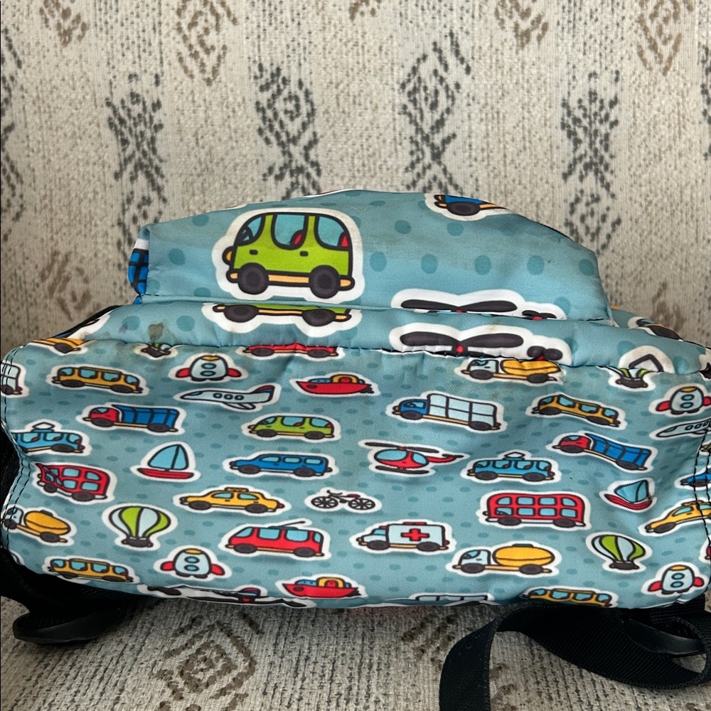 Colorful Transportation Themed Backpack - Picture 5 of 6